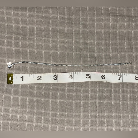 Chamilla-Style Bracelet with 3 Charms Silver in color - Picture 10 of 10